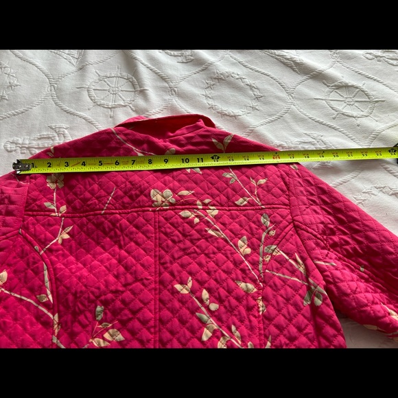 100% Silk reversible front zip jacket black and hot pink  matching scarf - Picture 7 of 11